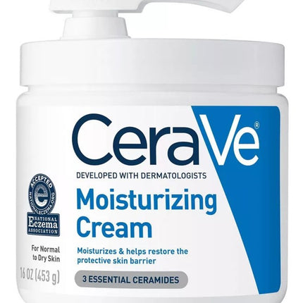 Cerave Moisturizing Cream 16oz Jar With Pump