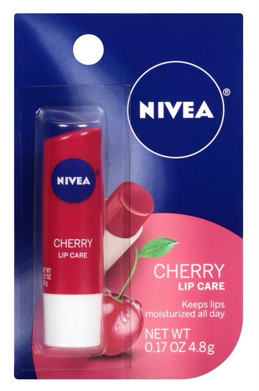 Nivea Lip Care Cherry 0.17oz (6 Pieces) Display