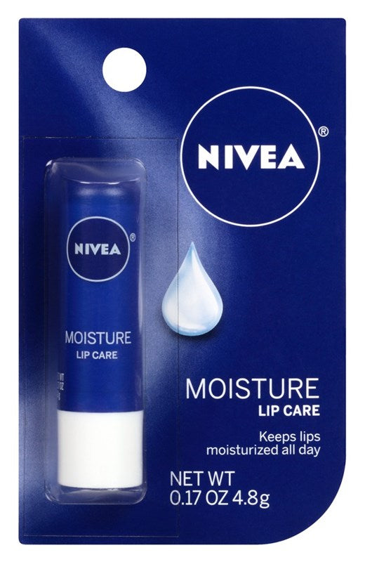 Nivea Lip Care Moisture 0.17oz (6 Pieces) Display