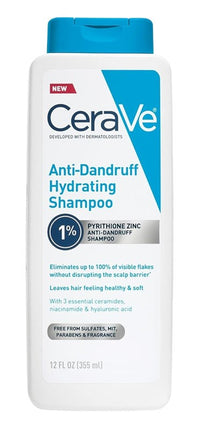 Cerave Shampoo Anti-Dandruff Hydrating 12oz