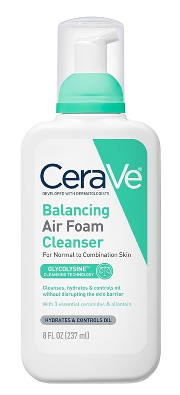 Cerave Air Foam Cleanser 8oz Normal To Combination Skin