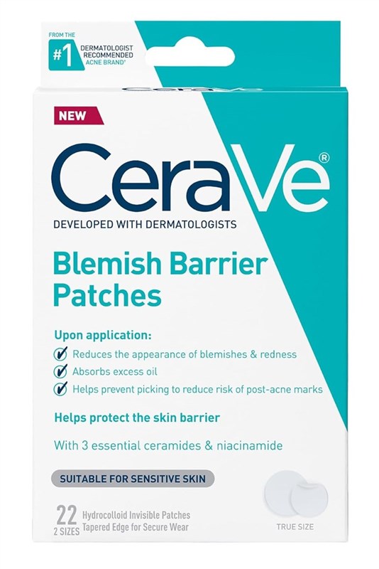 Cerave Blemish Barrier Patches 22 Count 2-Sizes