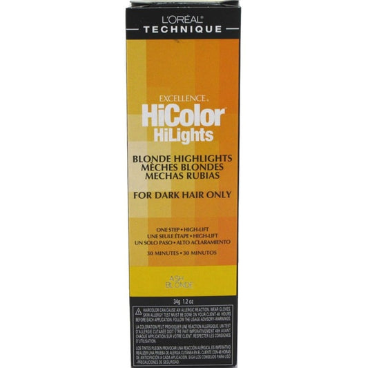 Loreal Excel Hicolor Hilights Ash Blonde 1.2oz