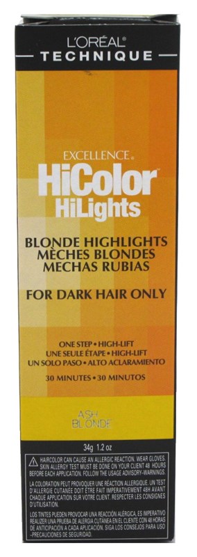 Loreal Excel Hicolor Hilights Ash Blonde 1.2oz