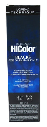 Loreal Excel Hicolor H21 Tube Black Onyx 1.74oz