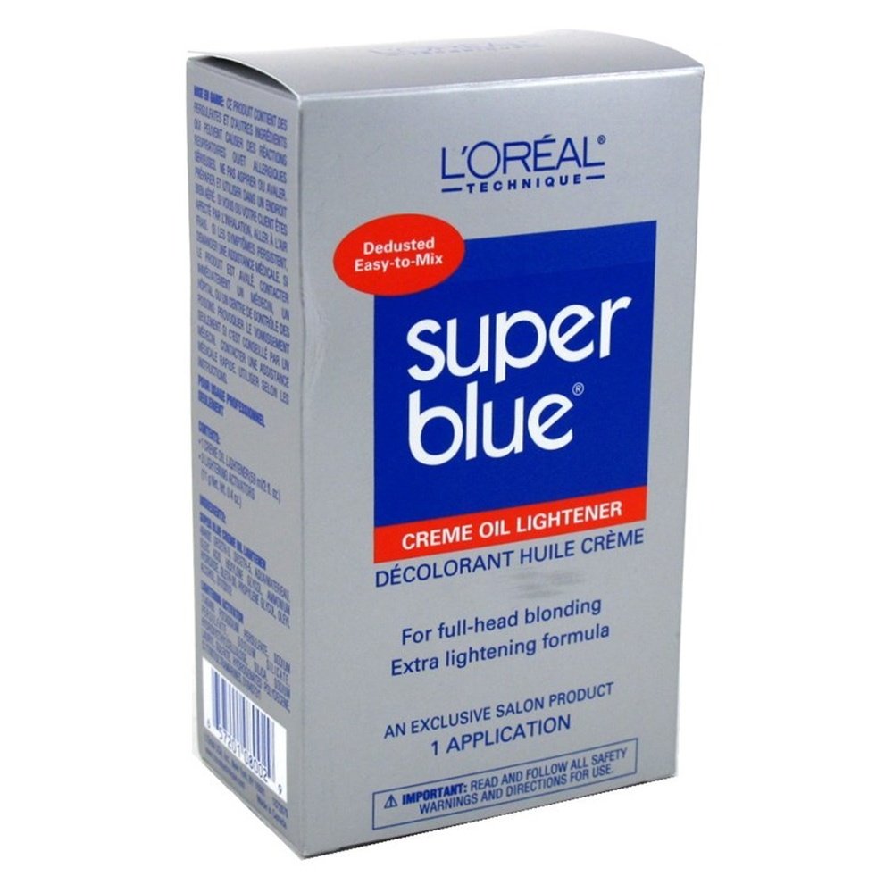 Loreal Super Blue Creme Oil Lightener 1 Application