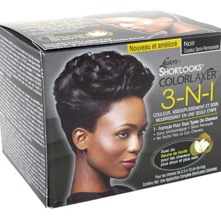 Lusters Shortlooks Colorlaxer 3-N-1 Diamond Black Kit