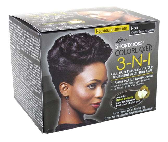 Lusters Shortlooks Colorlaxer 3-N-1 Diamond Black Kit