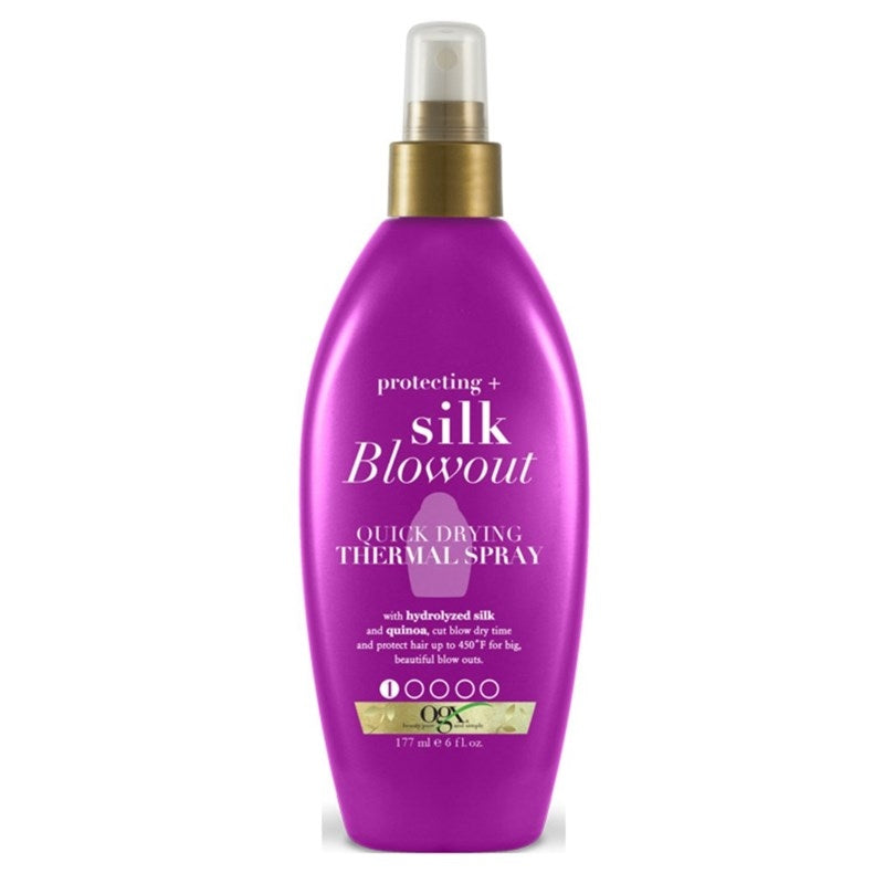 Ogx Silk Blowout Thermal Spray 6oz Pump