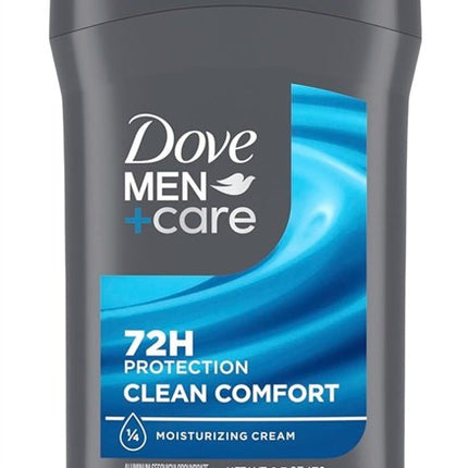 Dove Deodorant 2.7oz Mens Clean Comfort Anti-Perspirant