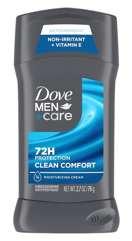 Dove Deodorant 2.7oz Mens Clean Comfort Anti-Perspirant