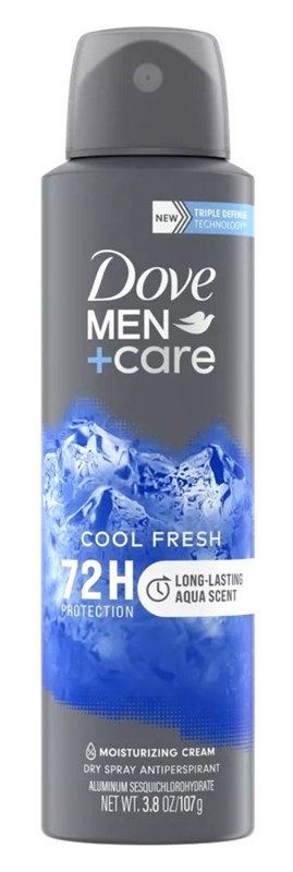 Dove Deodorant 3.8oz Dry Spray Men+Care Cool Fresh 72H