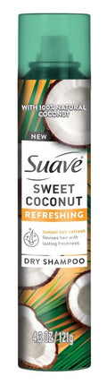 Suave Dry Shampoo Sweet Coconut Refreshing 4.3oz