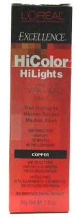 Loreal Excel Hicolor Hilights Copper 1.2oz