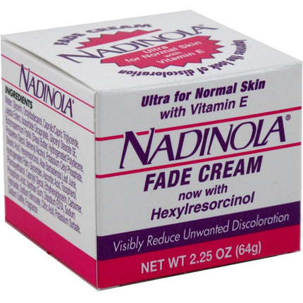 Nadinola Fade Cream Normal Skin With Vitamin-E 2.25oz