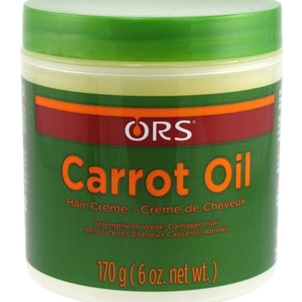 Ors Carrot Oil Hair Creme For Weak & Damaged Hair 6oz Jar