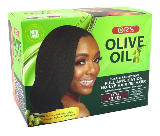 Ors Olive Oil No-Lye Relaxer Kit Extra Strength