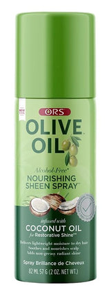 Ors Olive Oil Sheen Spray Nourishing Coconut Oil 2oz