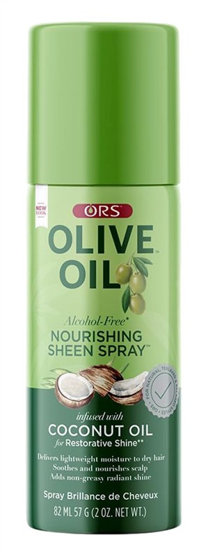 Ors Olive Oil Sheen Spray Nourishing Coconut Oil 2oz