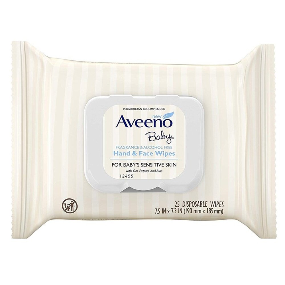 Aveeno Baby Wipes 25 Count Sensitive (1PC)