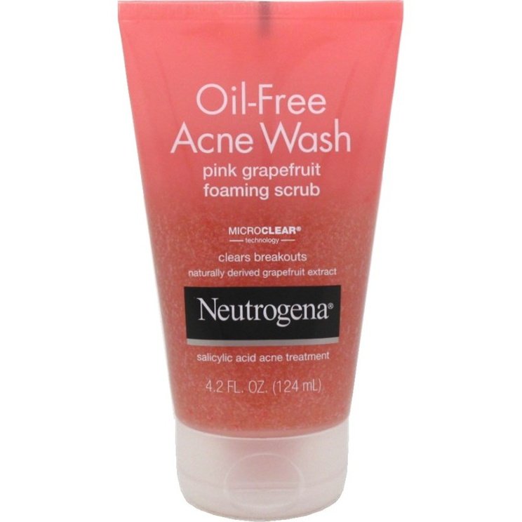 Neutrogena Acne Wash Pink Grapefruit Scrub 4.2oz