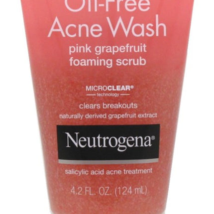 Neutrogena Acne Wash Pink Grapefruit Scrub 4.2oz