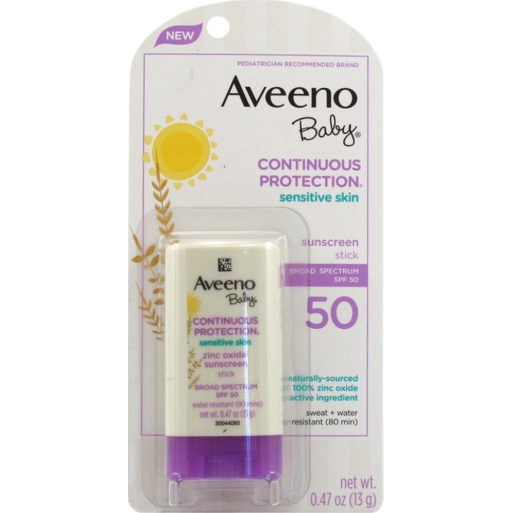 Aveeno Baby Spf#50 Continuous Protect Stick Sensitive 0.47oz