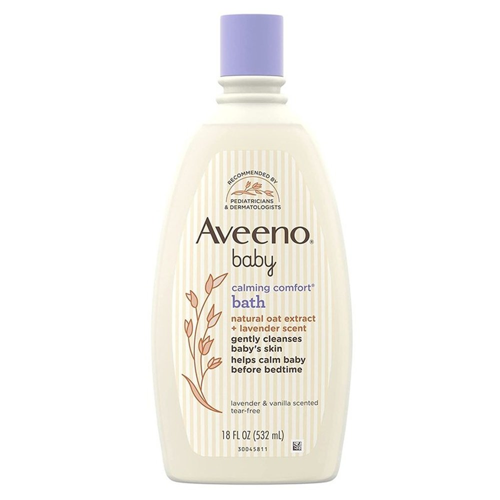 Aveeno Baby Bath Calming Comfort 18oz Oatmeal/Lavender