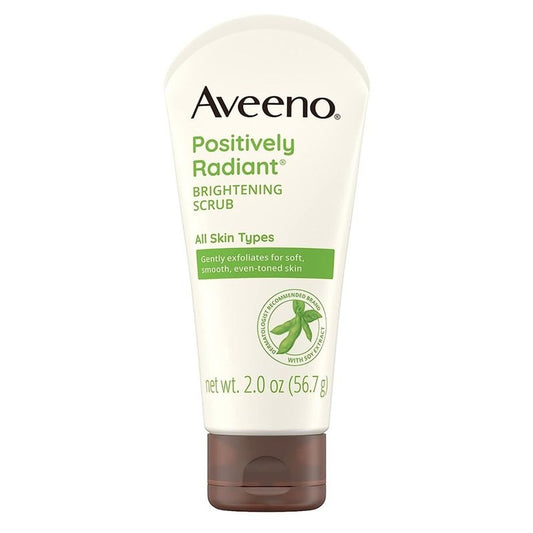 Aveeno Positively Radiant Brightening Scrub 2oz (12in)