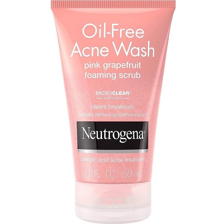 Neutrogena Acne Wash Pink Grapefruit Scrub 2oz (12in)