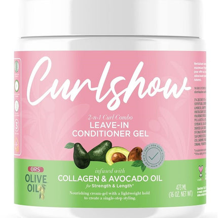 Ors Olive Oil Curlshow Leave- In Conditioner Gel 16oz Jar