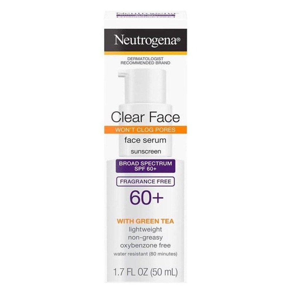 Neutrogena Clear Face Spf#60+ Face Serum 1.7oz