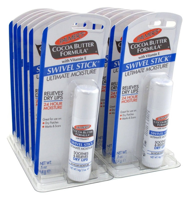 Palmers Cocoa Butter Stick Swivel Ultimate Moisture(12 Pieces)