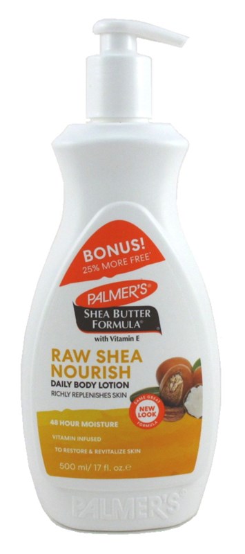 Palmers Raw Shea Butter Lotion With Vitamin-E 17oz Bonus