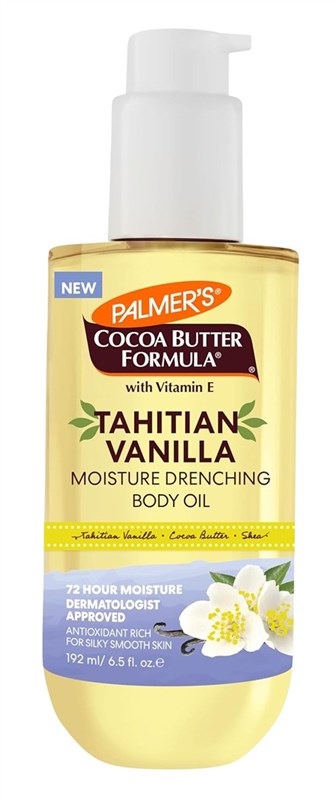 Palmers Cocoa Butter Body Oil Tahitian Vanilla 6.5oz