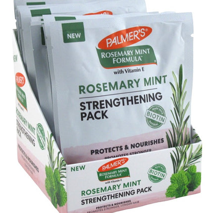 Palmers Rosemary Mint Strengthening Pack 2.1oz(12 Pieces)