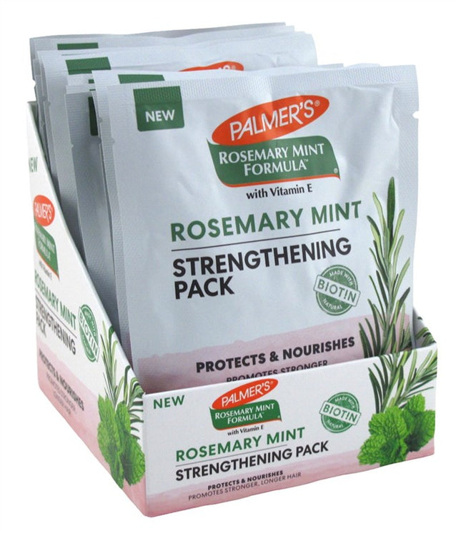 Palmers Rosemary Mint Strengthening Pack 2.1oz(12 Pieces)