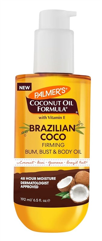 Palmers Cocoa Butter Body Oil Bum-Bust Brazilian Coco 6.5oz