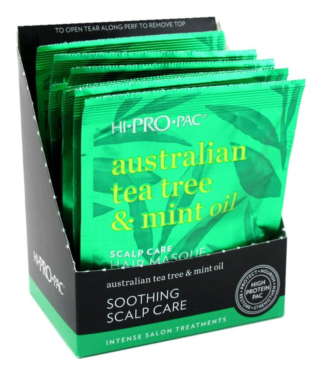 Hi-Pro Pks Tea Tree & Mint Oil Hair Masque 1.75oz (8 Pieces)