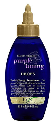 Ogx Blonde Enhance Purple Toning Drops 4oz