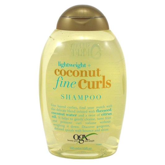 Ogx Shampoo Coconut Fine Curls 13oz