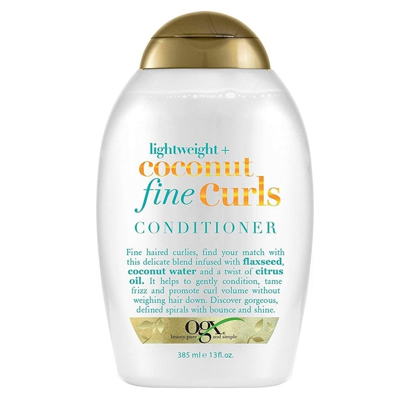 Ogx Conditioner Coconut Fine Curls 13oz