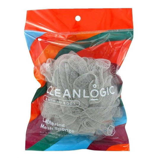 Clean Logic Bath & Body Lathering Mesh Sponge (1PC)