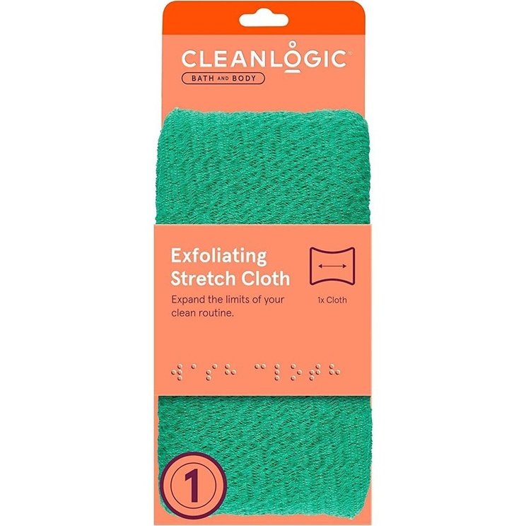 Clean Logic Bath & Body Exfoliating Stretch Cloth