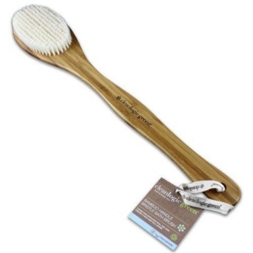 Clean Logic Bamboo Handle Bristle Bath Brush