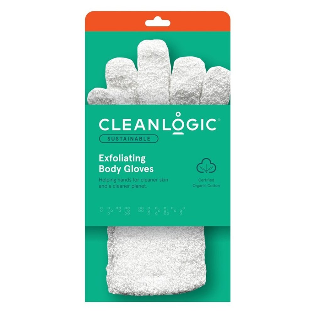 Clean Logic Sustainable Exfoilating Body Gloves