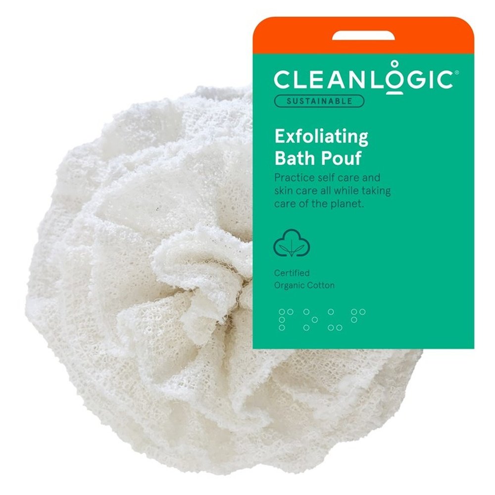 Clean Logic Sustainable Exfoliating Bath Pouf