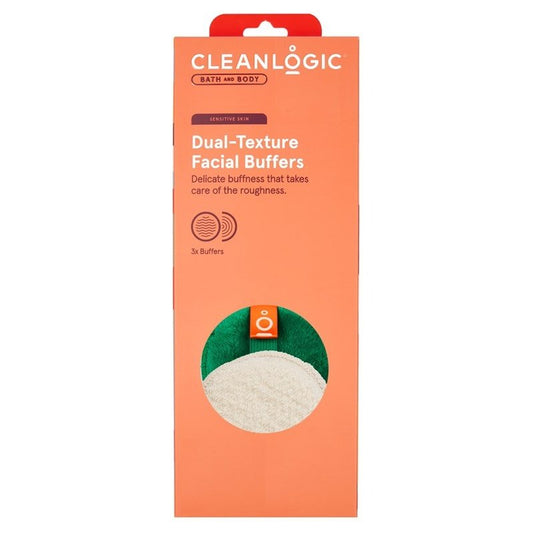 Clean Logic Bath & Body Dual Texture Facial Buffers