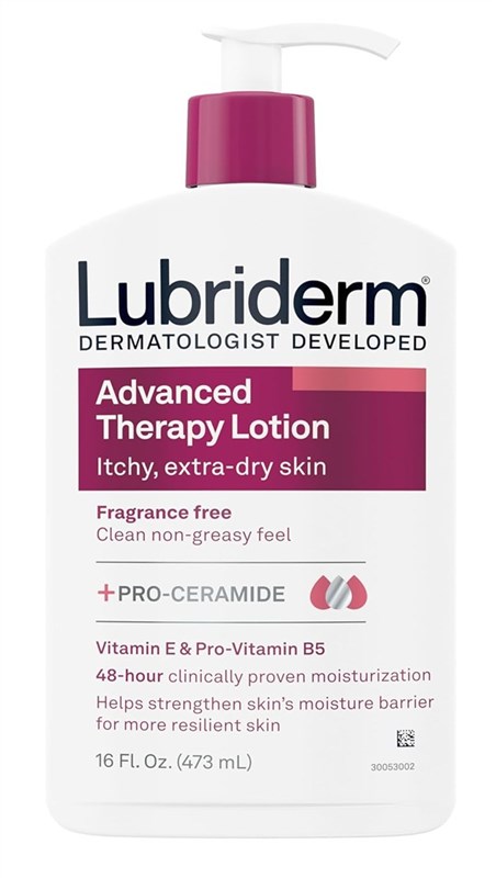 Lubriderm Advanced Therapy Lotion 16oz Itchy Dry Skin