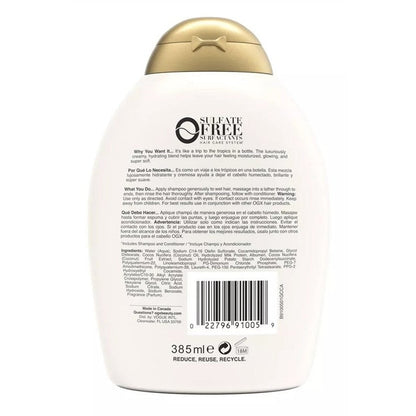 Ogx Shampoo Coconut Milk Nourishing 13oz